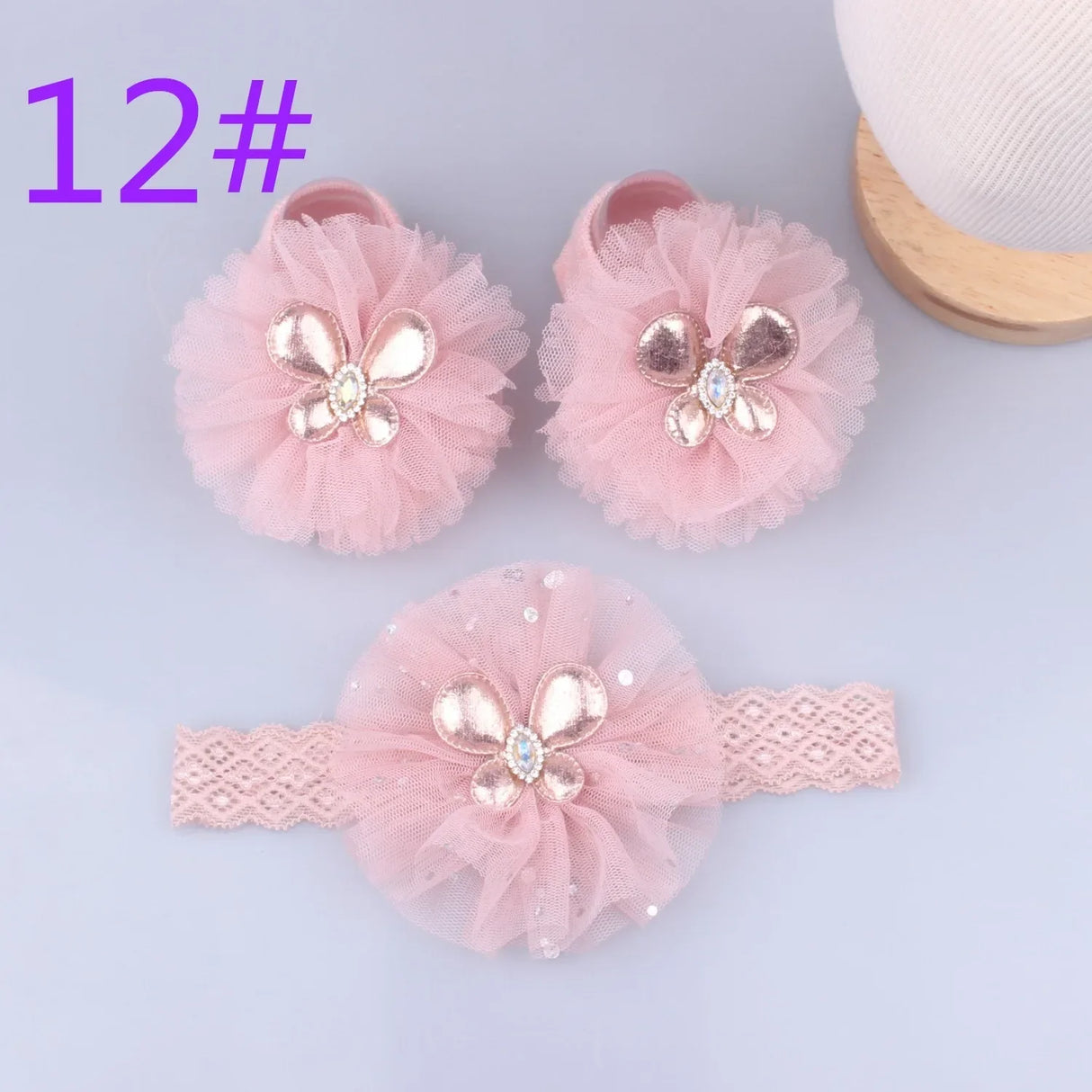 1 Set Cute Gift Bow Flowers Baby Girls