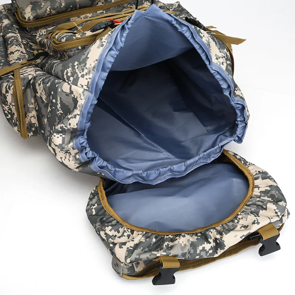 80L Waterproof Tactical Backpack for Outdoor Travel