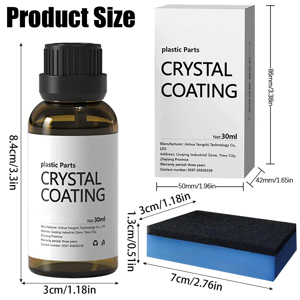 Car Plastic Coating Agent High Protection Plastic Parts