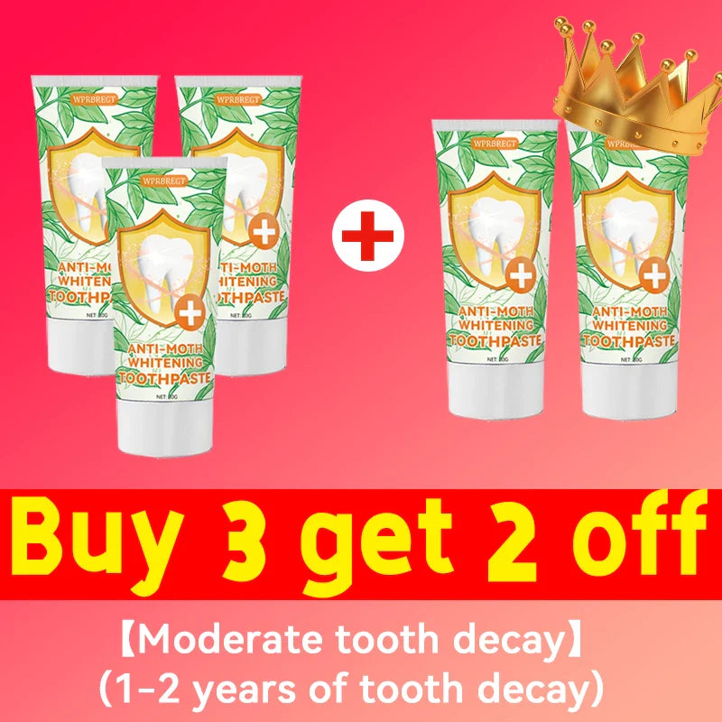 Best-selling, scientific fluoride repairs cavities, removes cavities, cleans