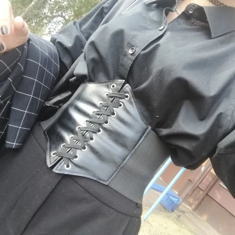 Corset Wide Belts PU Leather Slimming Body Waistband