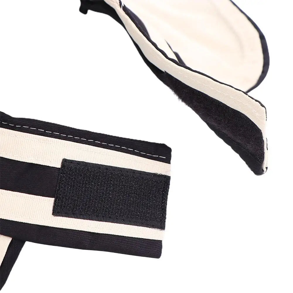 Woman Handmade UV-resistant Big Brim Striped Hollow Women