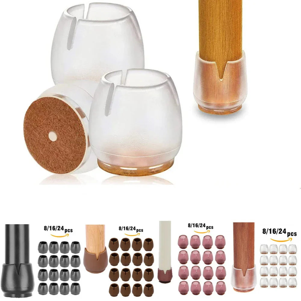 Non-Slip Sofa Chair Table Feet Pads Furniture Leg