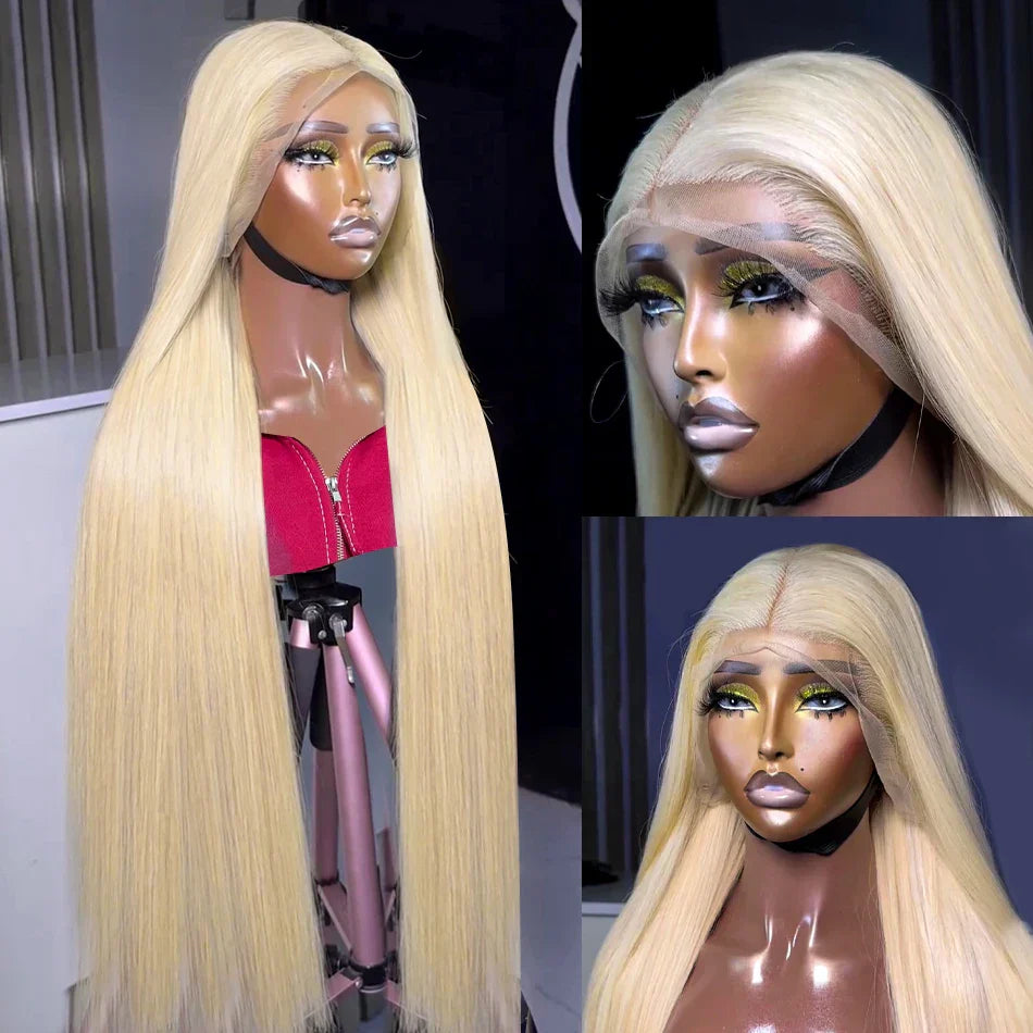 613 Honey Blonde 13x6 HD Transparent Lace Front