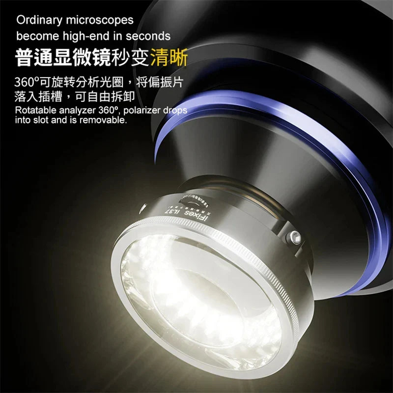 IFixes IL37 Microscope Adjustable Polarized Light Source Ring