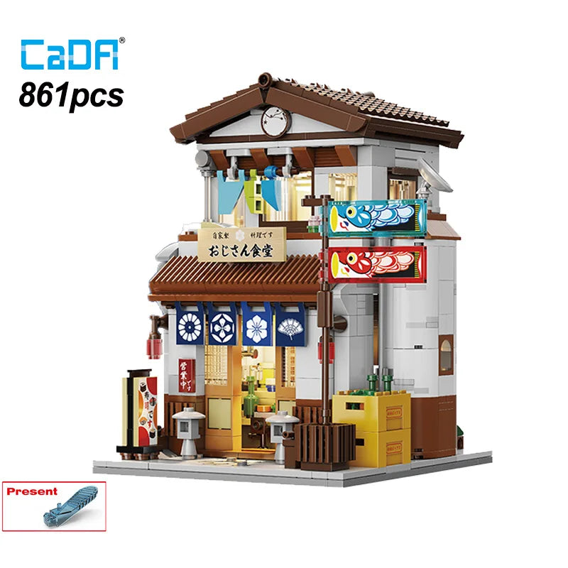 Cada LED City Japanese Style Canteen House Architecture
