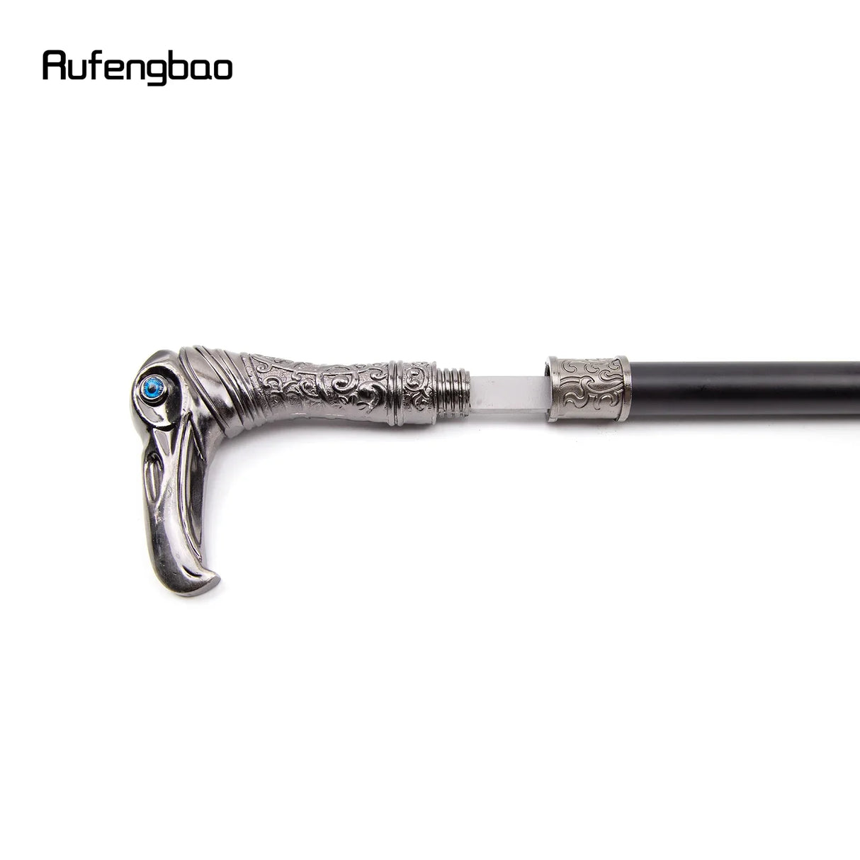 Eagle Head Luxury Small Diameter Tube Walking Stick