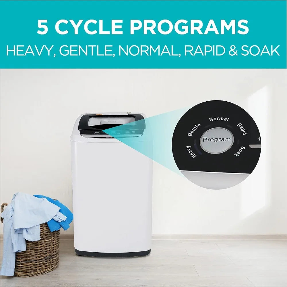Small Portable Washer, Washing Machine for Household Use,