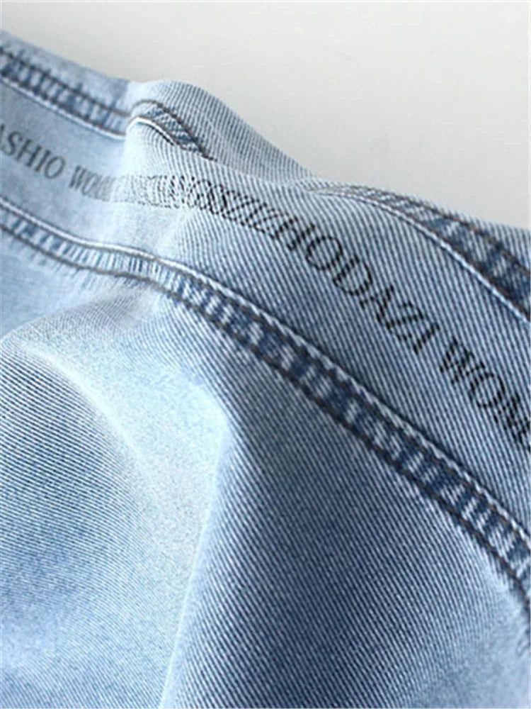 Plus Size Womens Jeans Elastic Waist High Waist