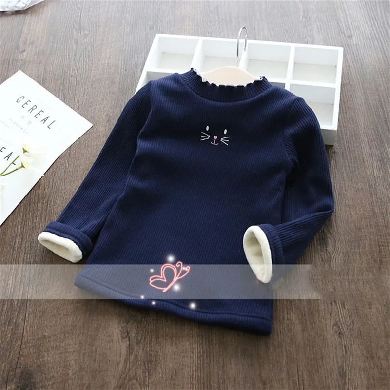 Fashion Girls Sweaters 2023 New Winter Children Clothes