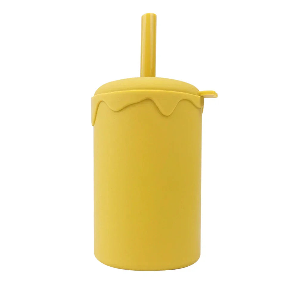 Baby Drinking Cup Silicone Baby Straw Cup Infant