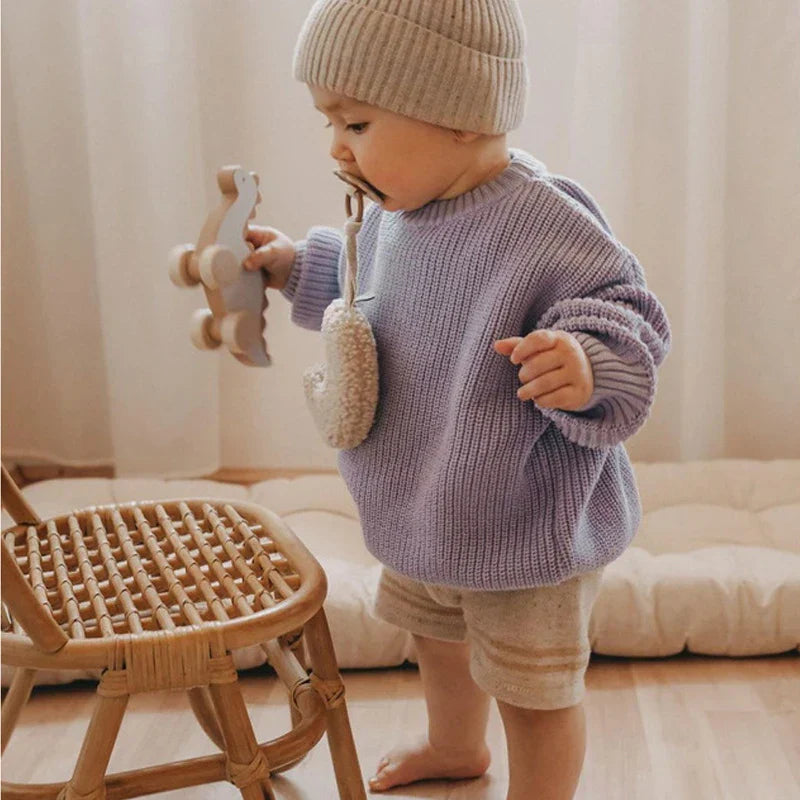 Children Baby Loose Sweater Knitted Autum Winter Baby