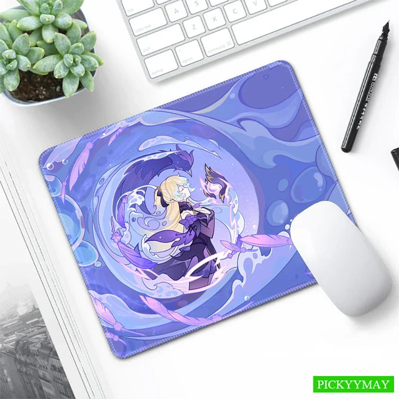 Genshin Impact Desk Mat Gamer Mousepads Mouse Pad
