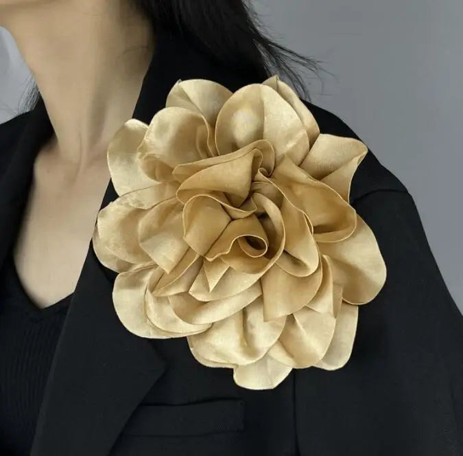 19cm Large Flower Brooch Clip Handmade Clothing Accessory