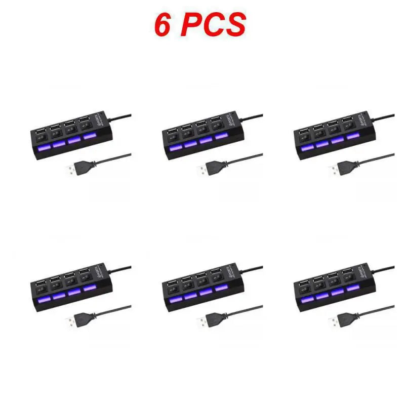 1~8PCS USB Hub USB 2.0 Hub Multi USB