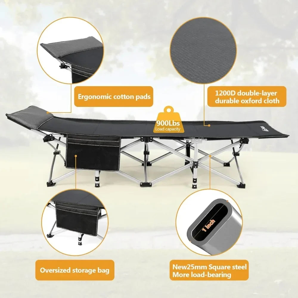 Camping Folding Outdoor Camping Travel Cot and Pad