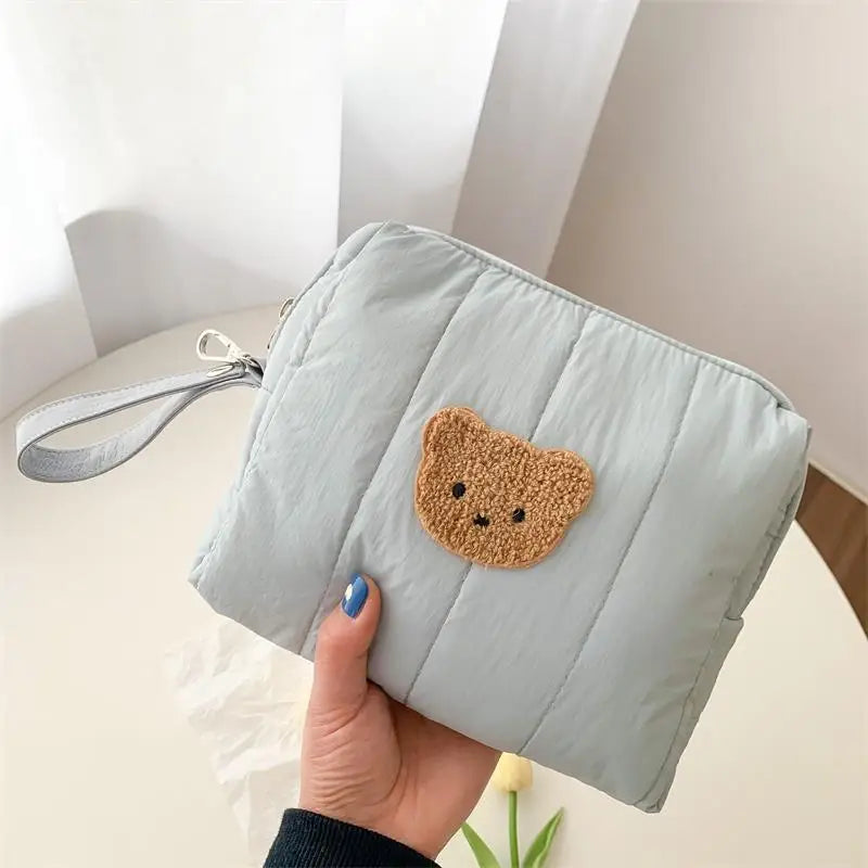 New Cartoon Kids Bedside Stroller Hanging Bag Bear