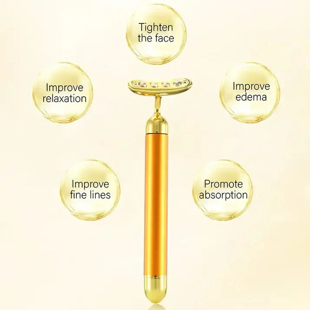 New Electric Face Massager Unique Crescent Shape Facial