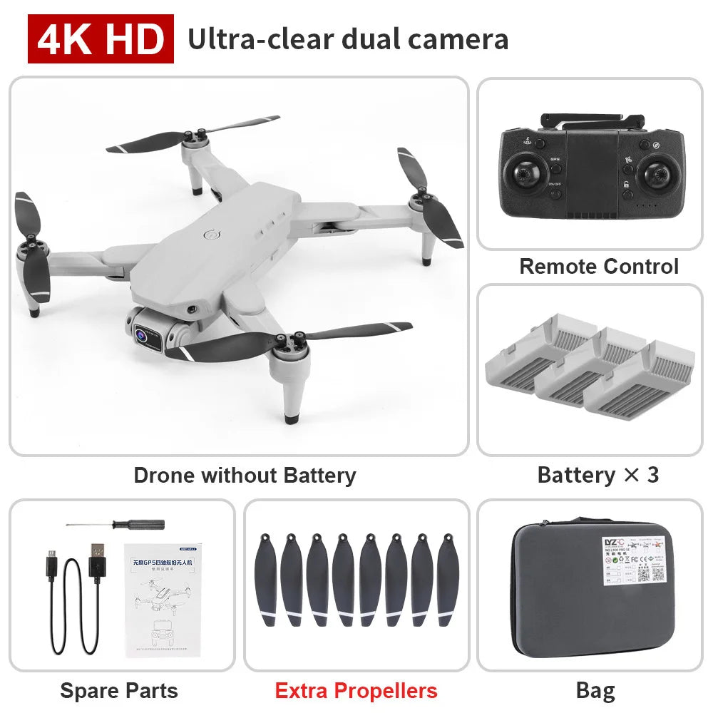 L900 PRO Drone 4K Professional 5G WIFI FPV