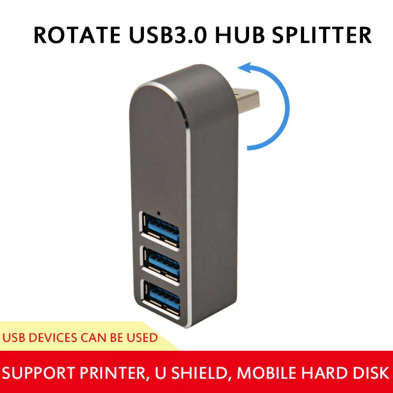 in 1 USB 3.0 Hub USB Splitter For