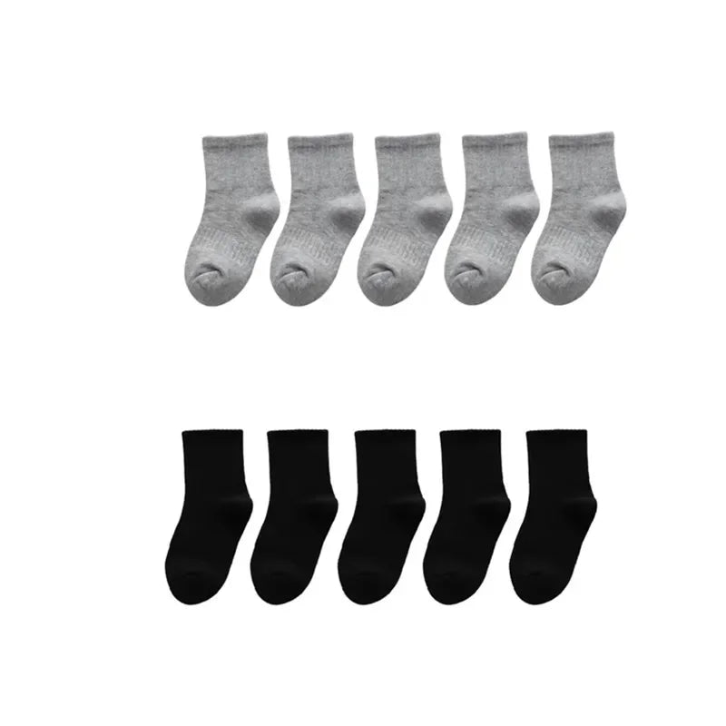 20 Pieces=10 Pairs Children Socks Spring&Autumn Cotton High
