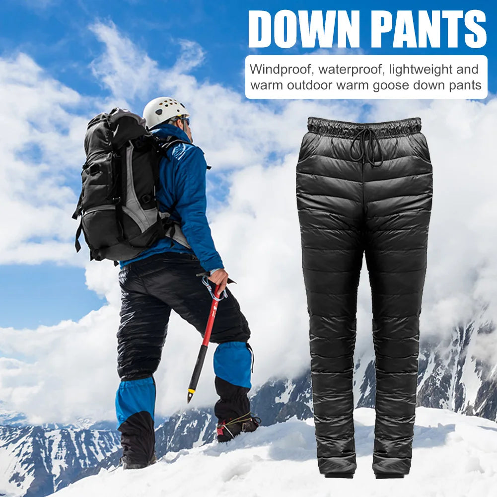 Plus Size Thicken Climbing Warm Slim Trousers Outdoor