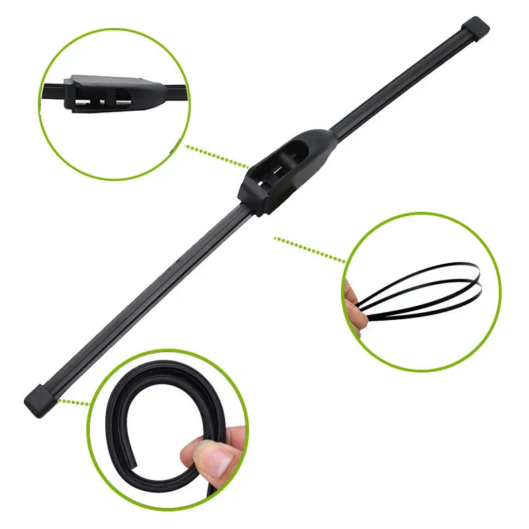 Erick's Wiper Front & Rear Wiper Blades Set