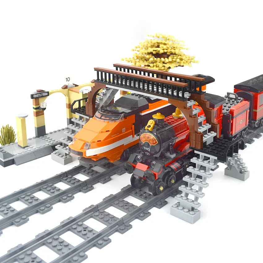City Trains Parts Bridge Tunnel Model straight curved