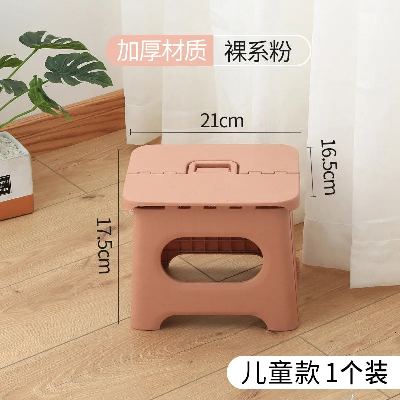 Portable Plastic Folding Stool Outdoor Fishing Stool Small