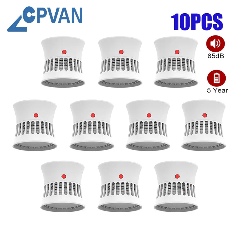 CPVAN Smoke Detector 85db Sound Independent Fire Alarm