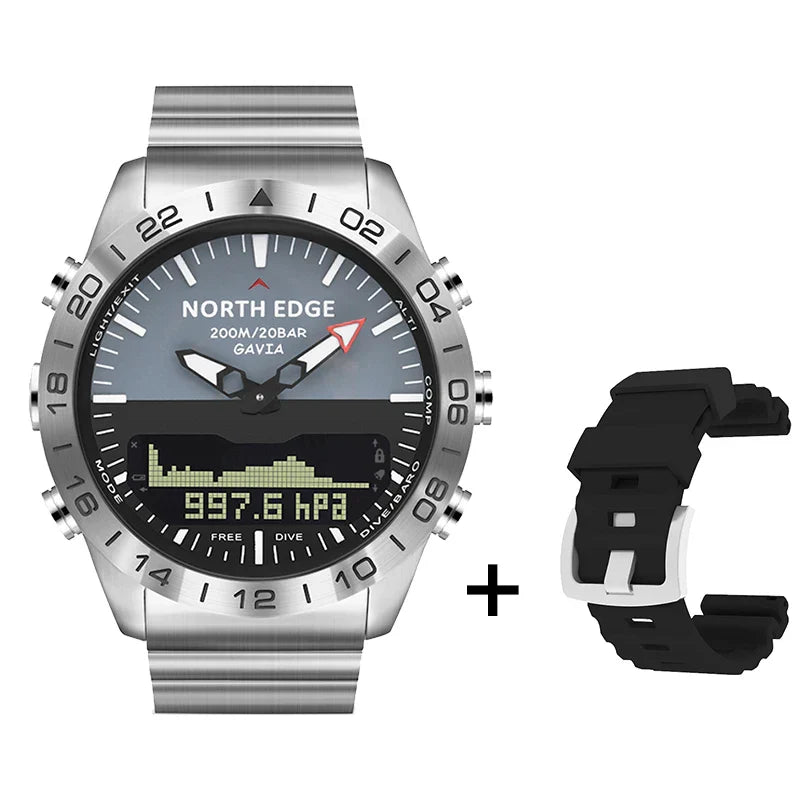 NORTH EDGE Men's Smart Business Leisure Waterproof Watch