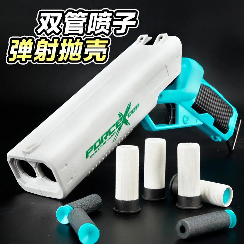 New Toy Gun Double-Barreled Soft Bullet Gun Toy
