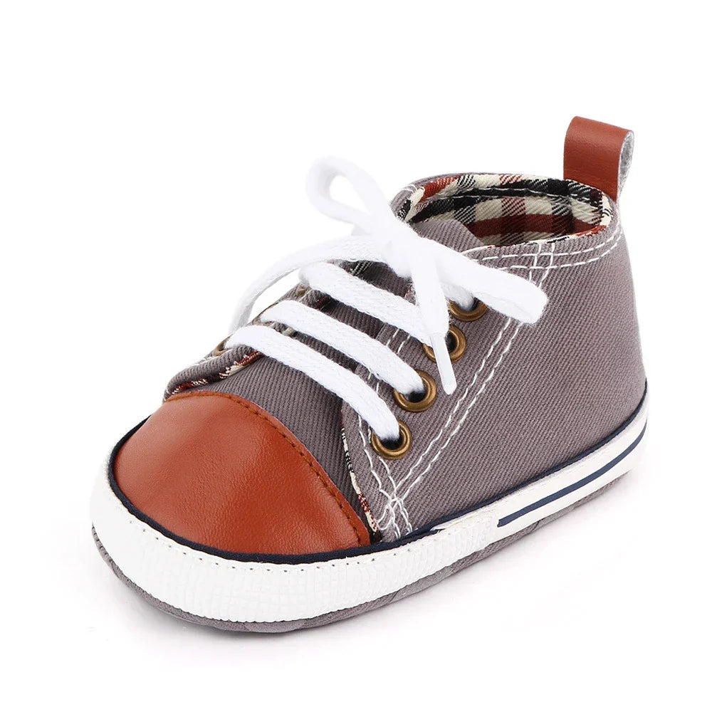 Baby Canvas Classic Sneakers Newborn Print Star Sports
