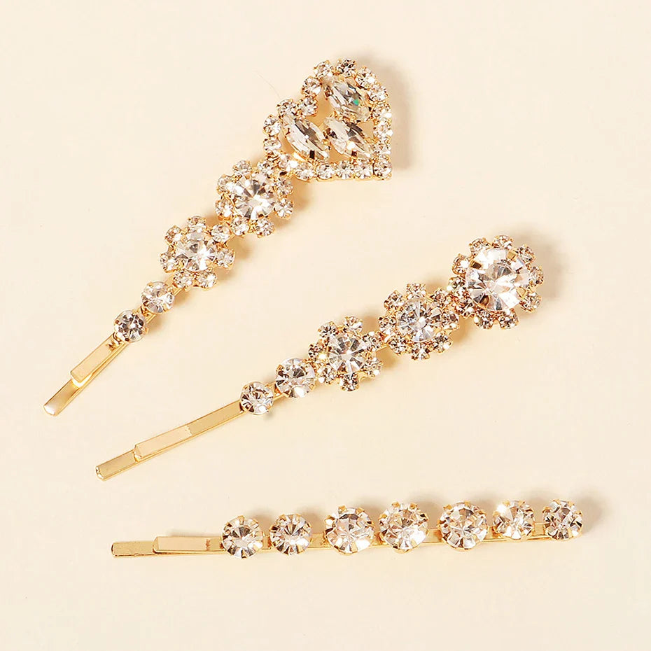 Miallo Fashion Rhinestone Hair Clips for Women Girls