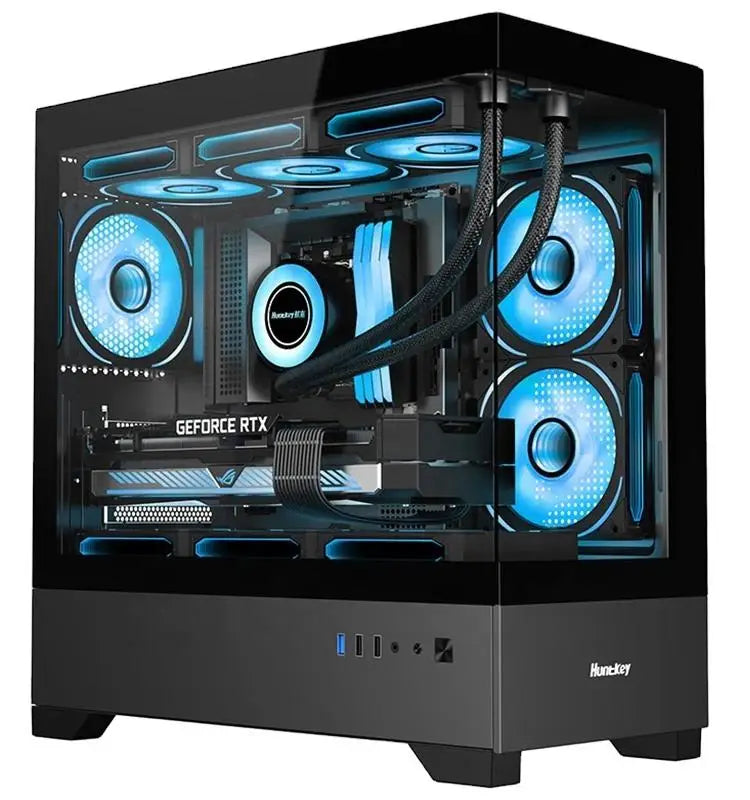 Popular Tempered Glass ATX Smart Case Desktop Cabinet