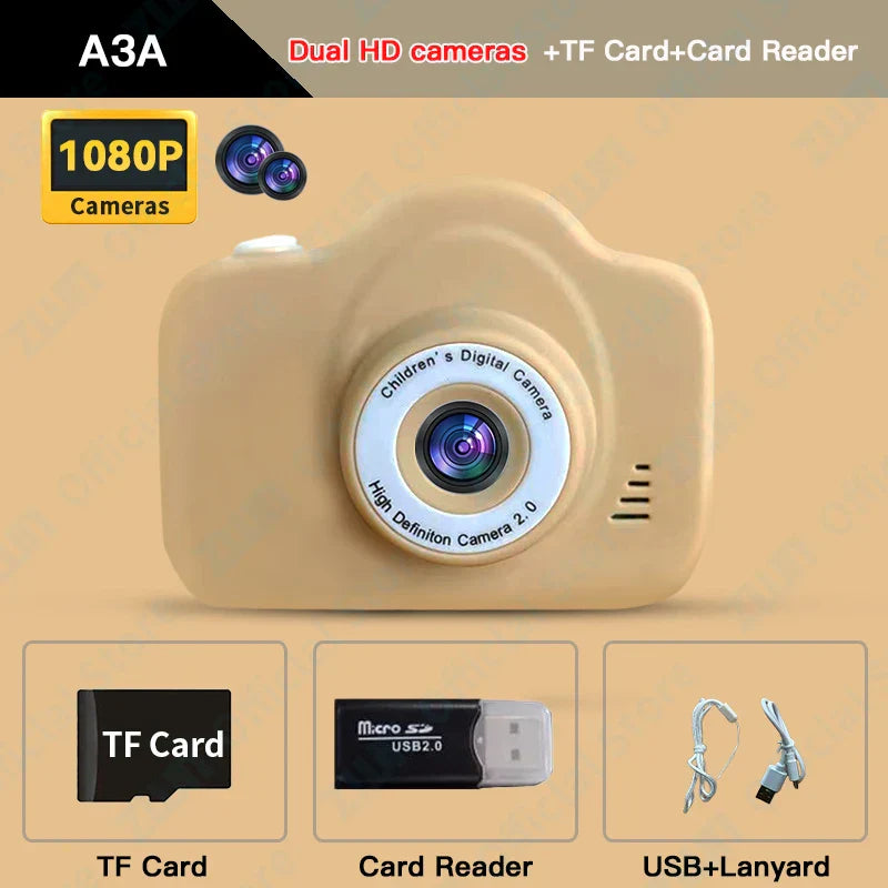 Children 1080P HD Digital Camera Toys Instant Print