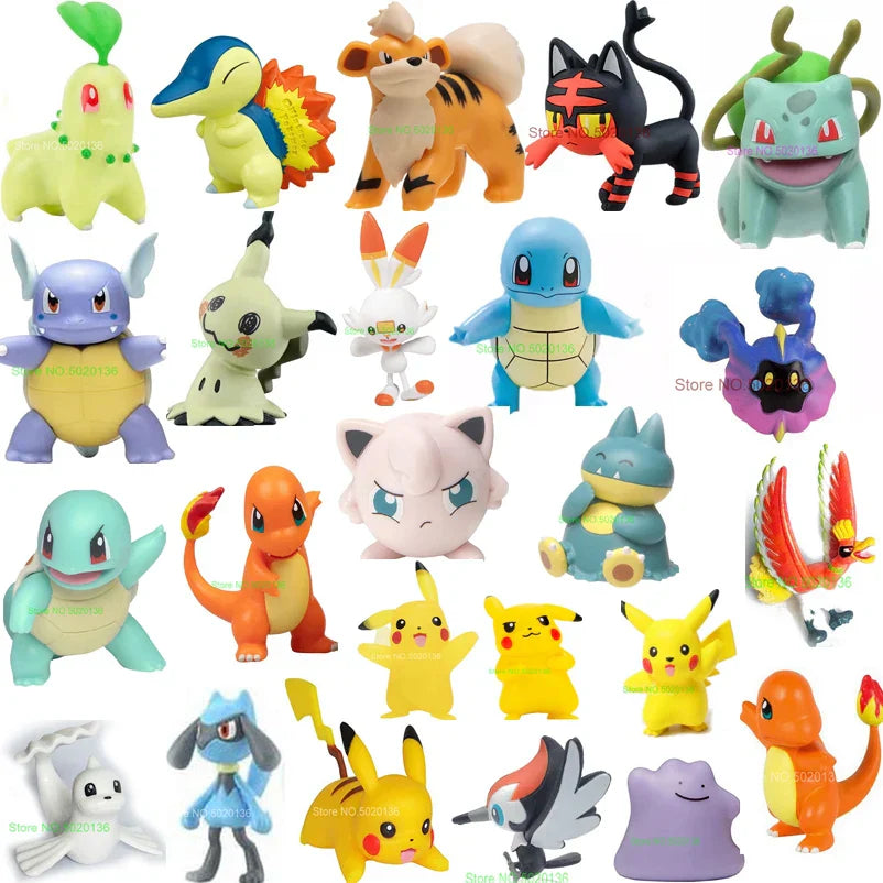 12 , 24 Pcs Pokemon Battle Monster Anime
