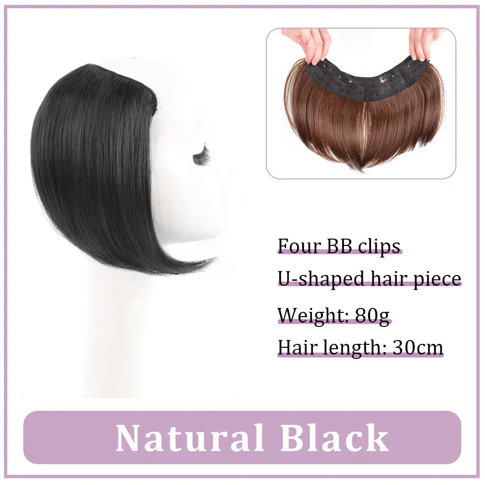 WEILAI Women's V-Shaped Long Hair Extension Synthetic Wig
