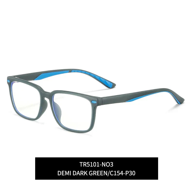 VICKY TR Classic Square Children‘s Sweet Candy Colored Anti-blue Light Glasses Myopia Hyperopia Customizable Prescription 5101