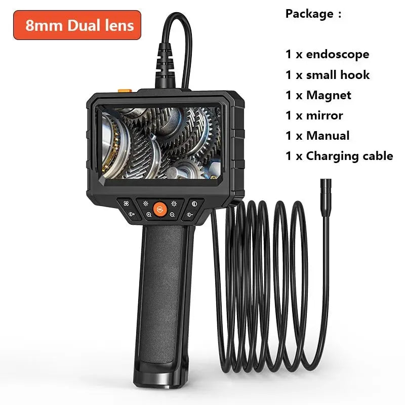 Handhel Industrial Endoscope 1080P4.3'' IPS Screen Rigid Cable