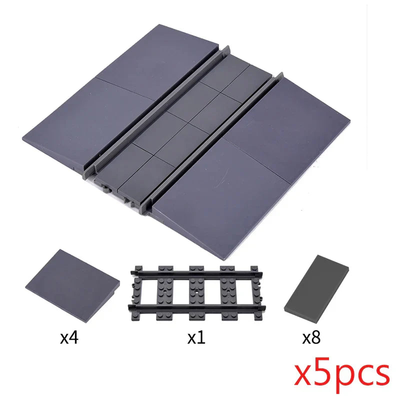 City Trains Train Rail Crossing Track Rails Soft