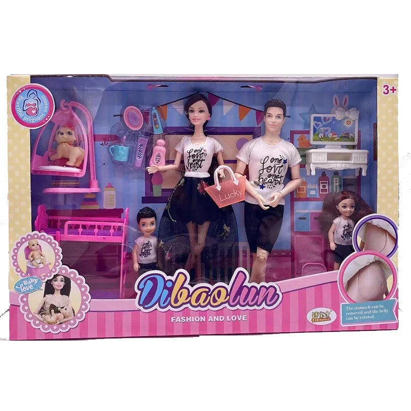 Handmade Doll Accessories Baby Dolls Pregnant Mom Lady