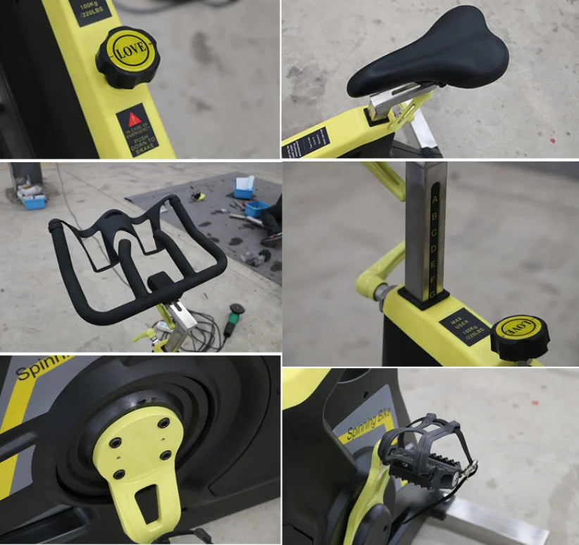 Indoor Exercise Stationary Bicycle Cardio Fitness Cycle Trainer