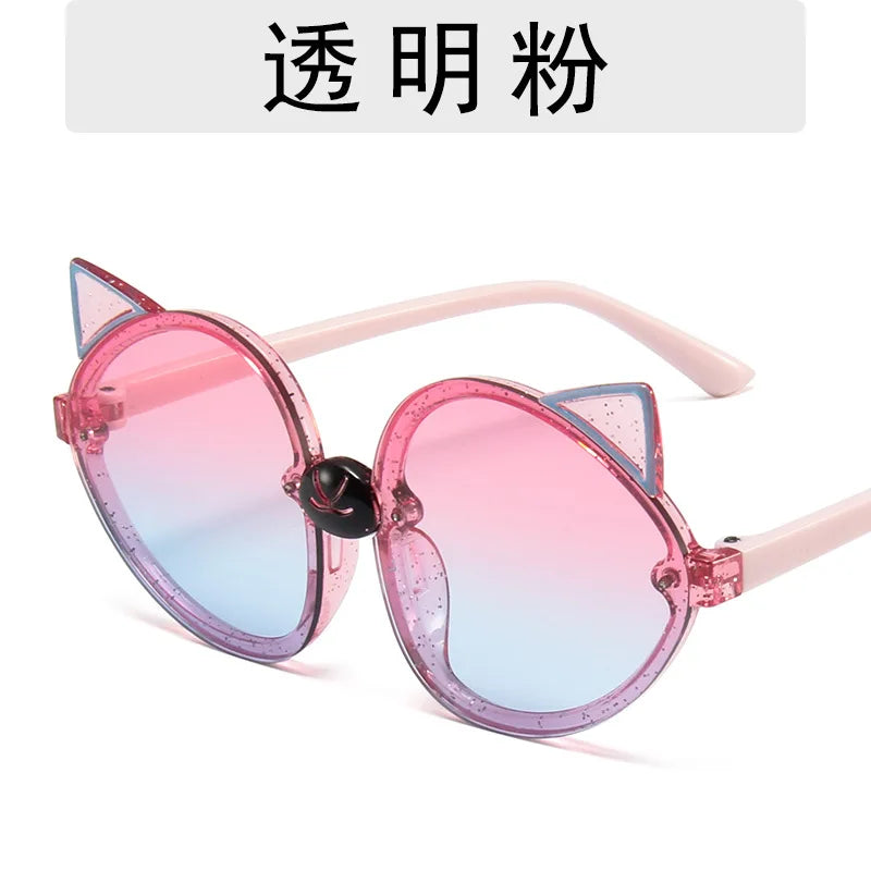 Boyarn New Candy Color Children's Glasses Personality Glitter