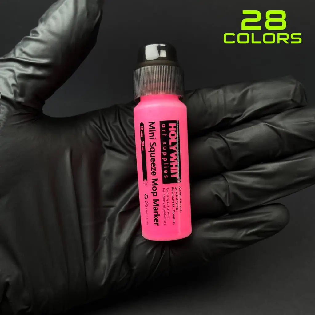 HOLYWHIT 12mm/20ml Mini Graffiti Flow Pen, Paint Signature