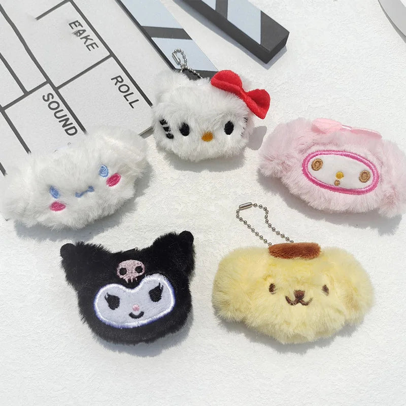 Hello Kitty Plush Toy Kawaii Sanrio Keychain Kuromi