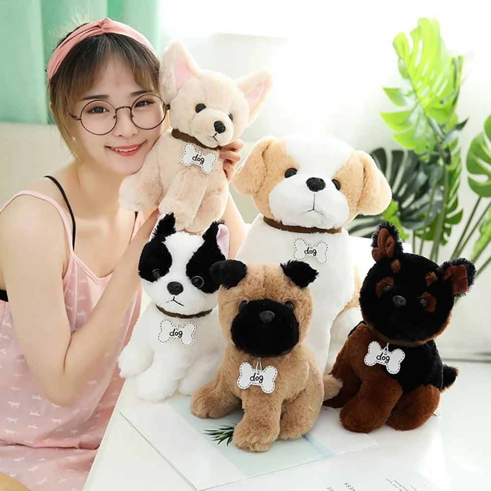 Cute Simulation Of Many Kinds Of Dog Plush