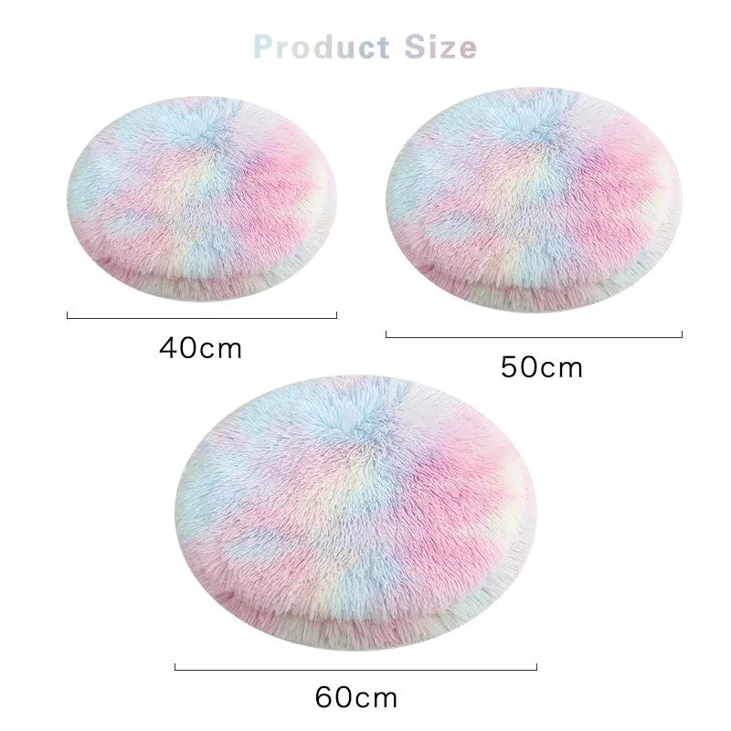 Round Cat Bed Mat Pet Sleeping Bed For