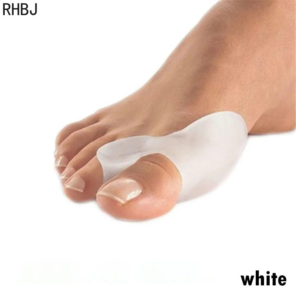 2Pcs Silicone Gel Thumb Corrector Bunion Foot Toe