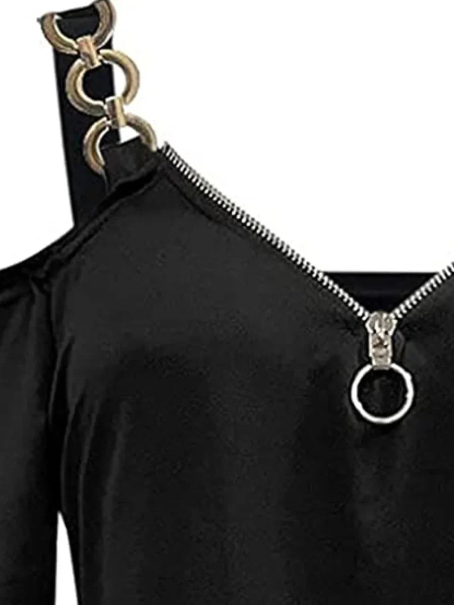 LW Plus Size 2pcs set Gradient Chain Decor